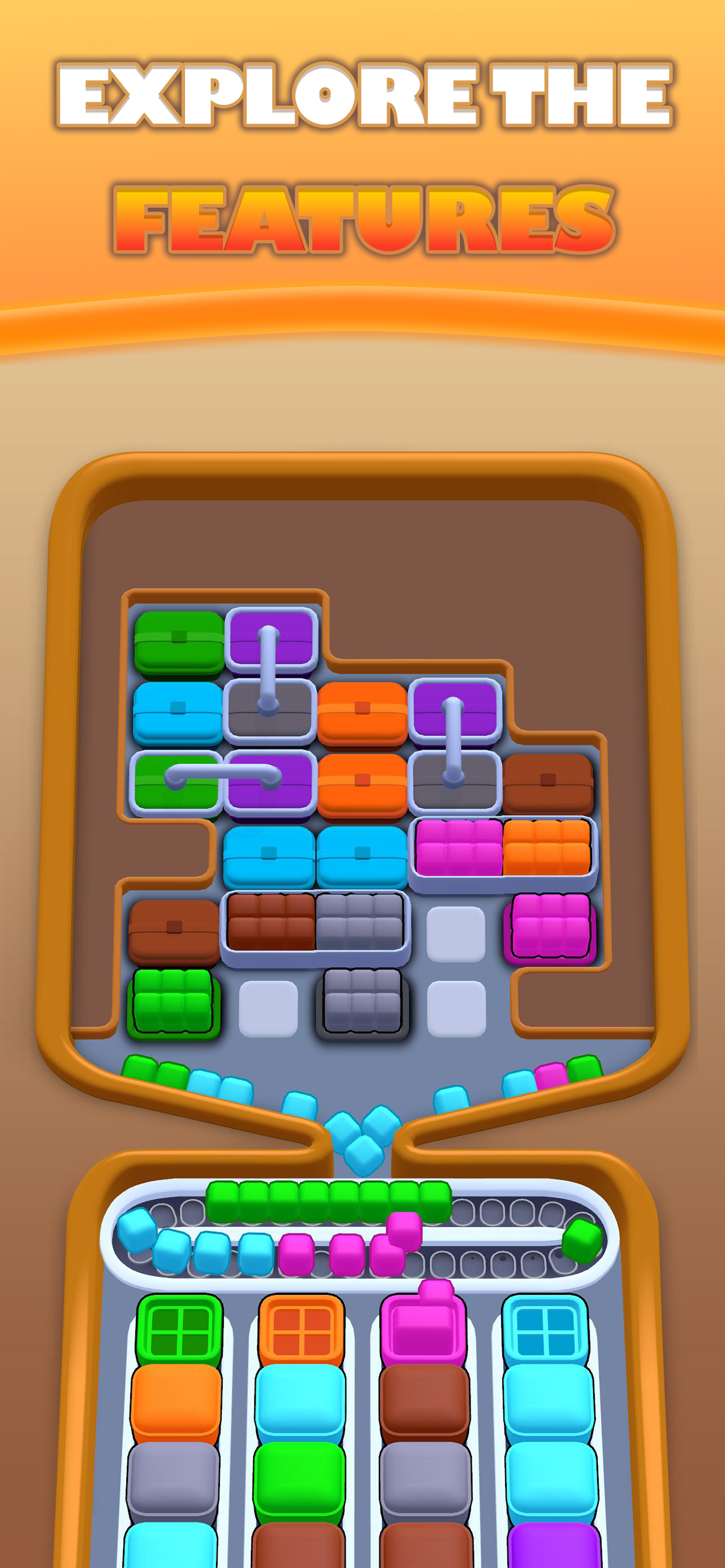 Obstacles and satisfying cube-clearing feedback